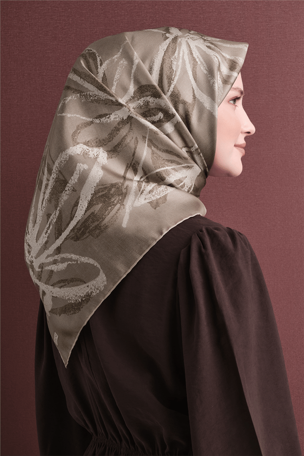 Armine Saf İpek Twill Eşarp 9600D 51