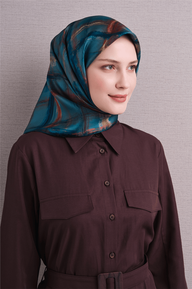 Armine Saf İpek Twill Eşarp 9602D 06