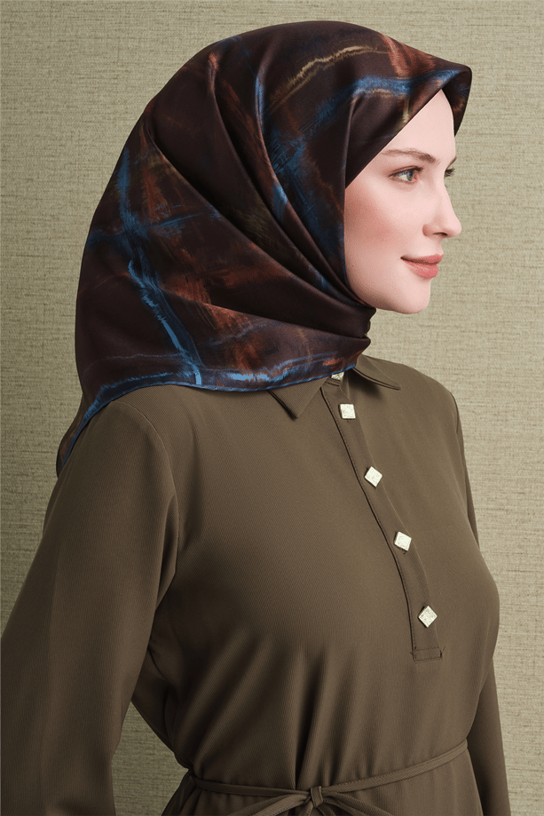 Armine Saf İpek Twill Eşarp 9602D 33