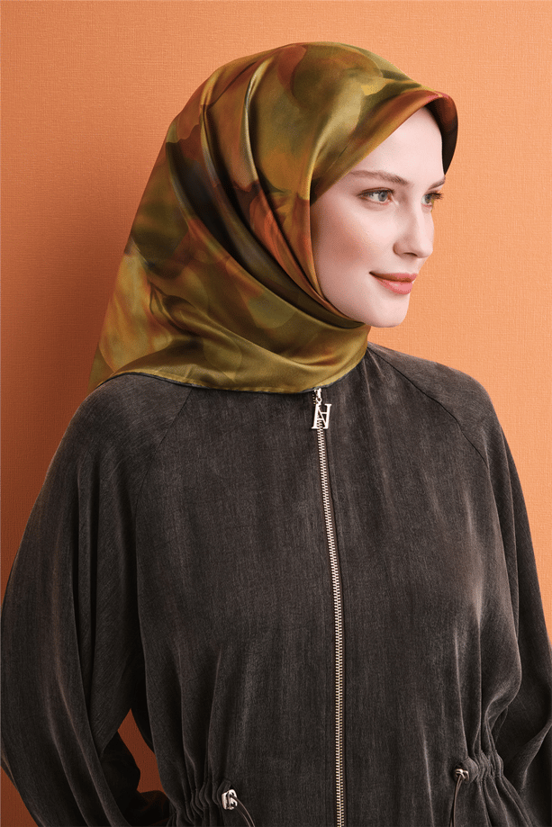 Armine Saf İpek Twill Eşarp 9603D 11