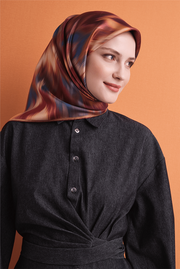 Armine Saf İpek Twill Eşarp 9605D 85