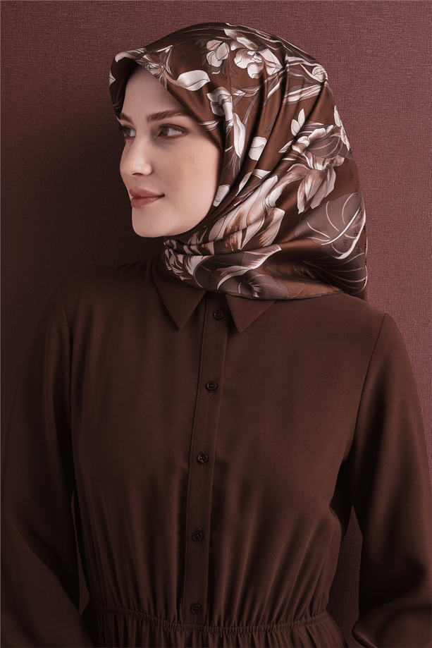 Armine Jakarlı İpek Eşarp 9608D 80