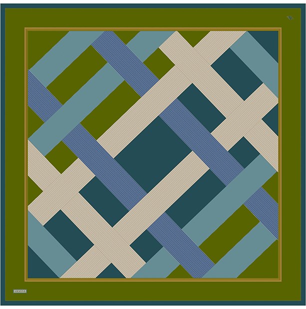 Armine Saf İpek Twill Eşarp 9610D 54