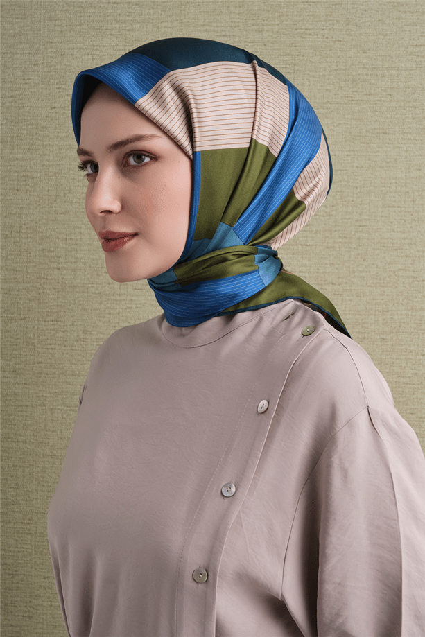 Armine Saf İpek Twill Eşarp 9610D 54