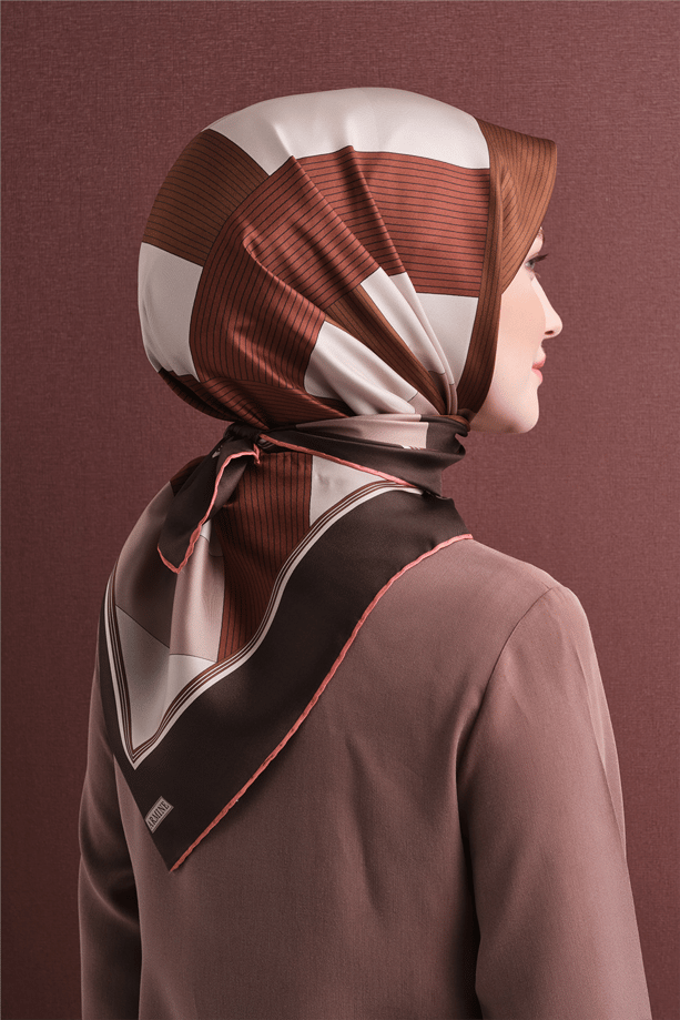 Armine Saf İpek Twill Eşarp 9610D 83