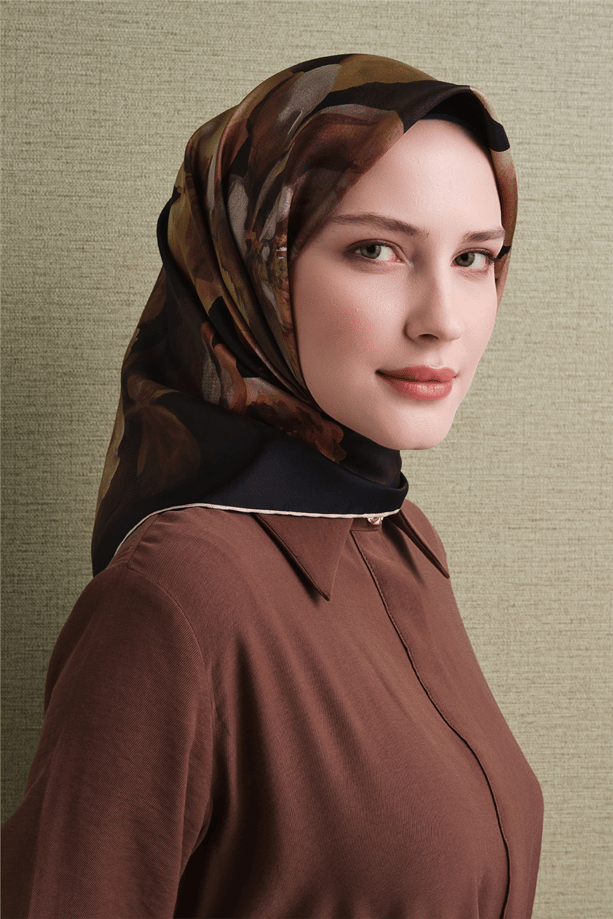 Armine Saf İpek Twill Eşarp 9611D 03