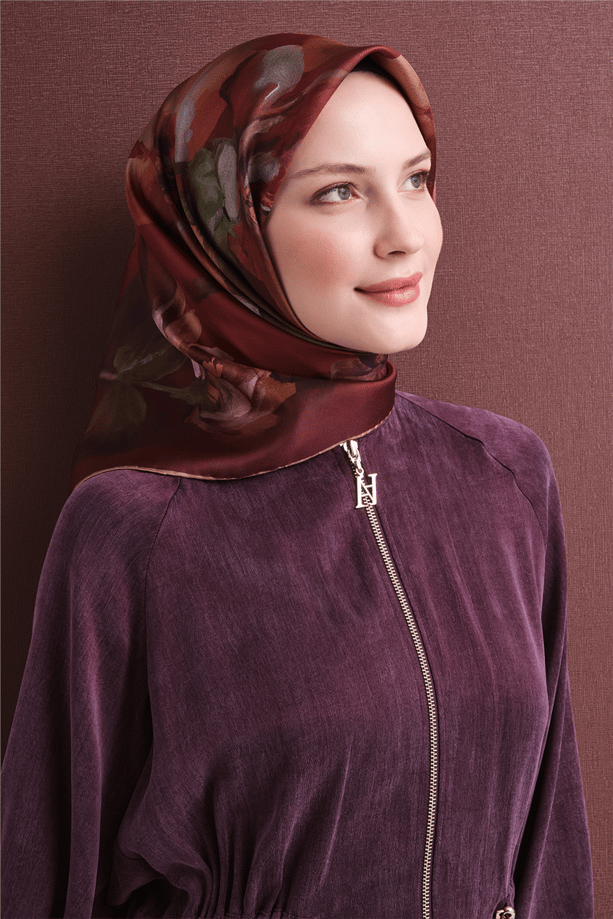 Armine Saf İpek Twill Eşarp 9611D 33
