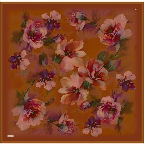 Armine Saf İpek Twill Eşarp 9611D 57 