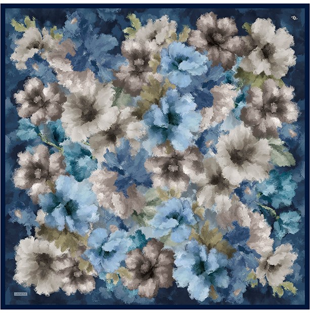 Armine Saf İpek Twill Eşarp 9613D 02 