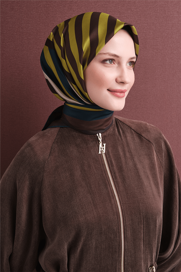 Armine Saf İpek Twill Eşarp 9615D 04