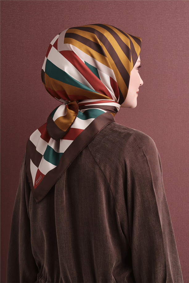 Armine Saf İpek Twill Eşarp 9615D 05