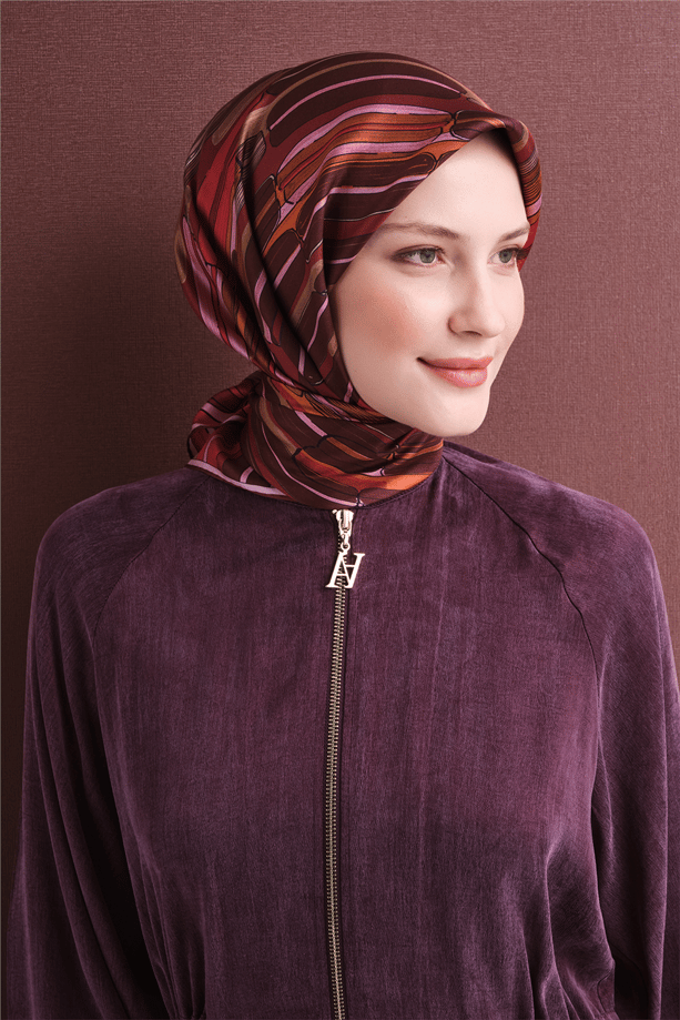 Armine Saf İpek Sura Eşarp 9616D 02