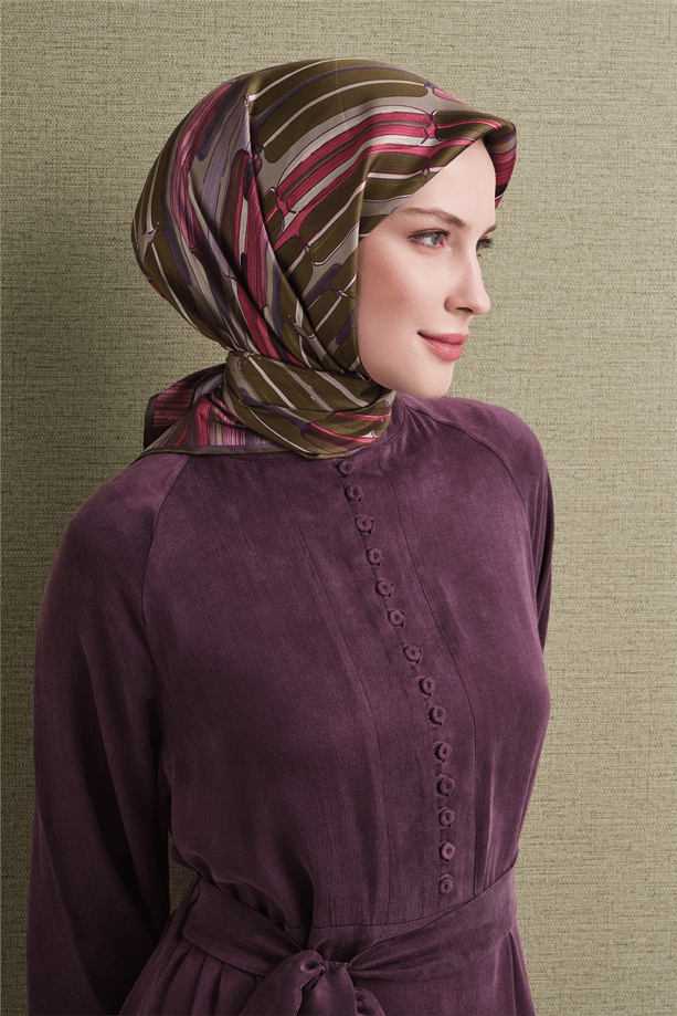 Armine Saf İpek Twill Eşarp 9616D 51