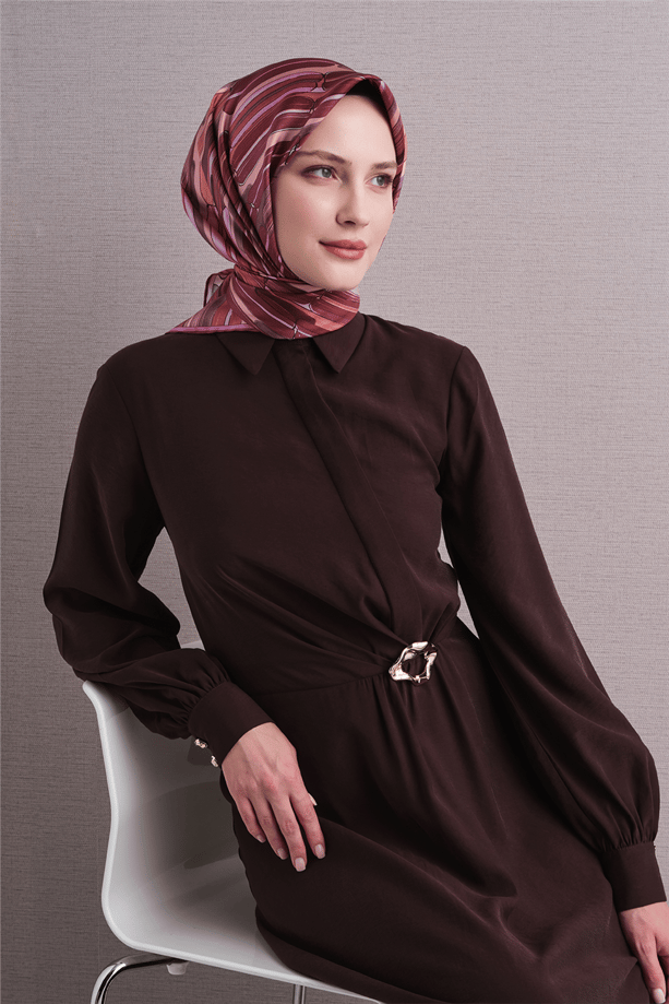 Armine Saf İpek Twill Eşarp 9616D 54
