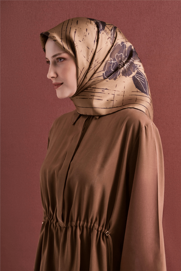 Armine Saf İpek Twill Eşarp 9617D 03