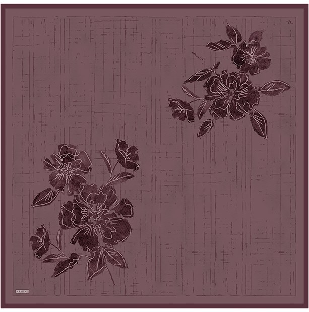 Armine Saf İpek Twill Eşarp 9617D 58 