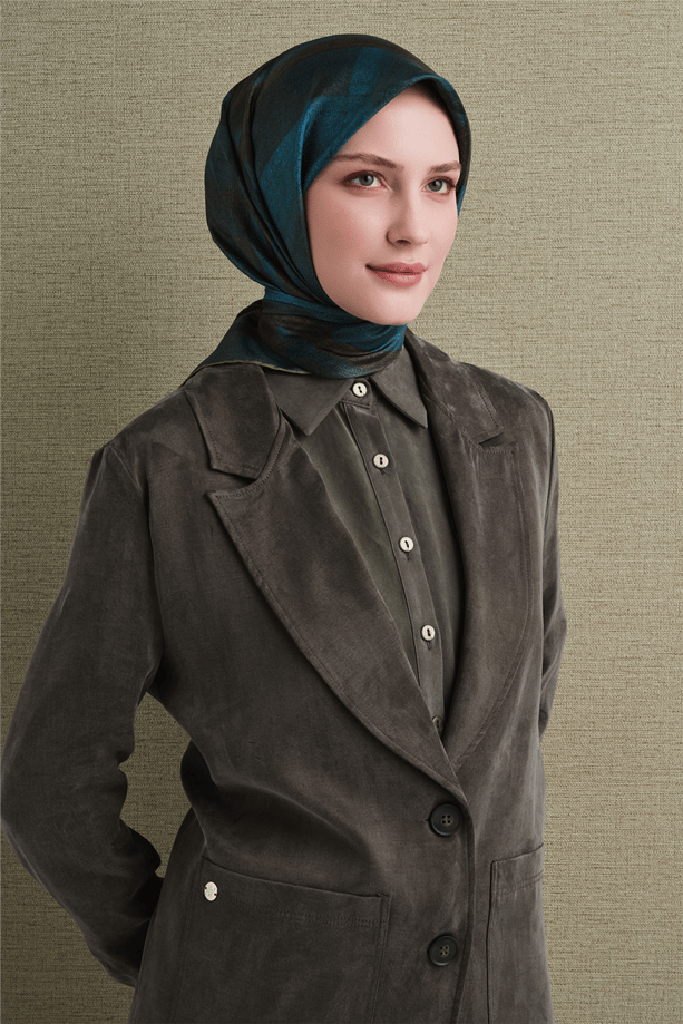 Armine Saf İpek Twill Eşarp 9618D 03