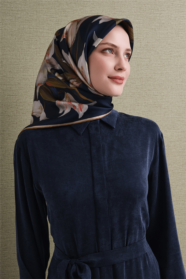Armine Saf İpek Twill Eşarp 9620D 04