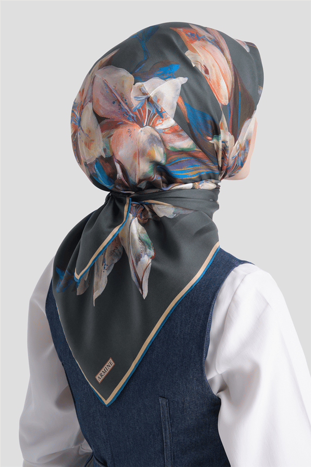 Armine Saf İpek Twill Eşarp 9620D 32