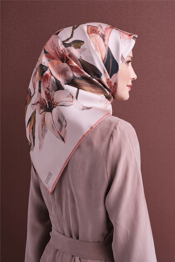 Armine Saf İpek Twill Eşarp 9620D 33