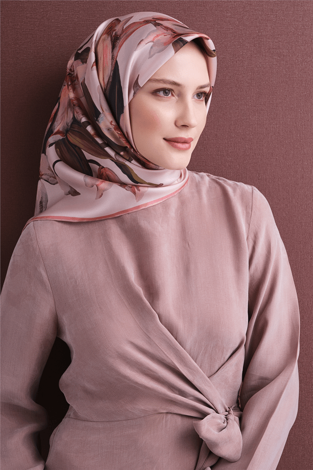 Armine Saf İpek Twill Eşarp 9620D 33