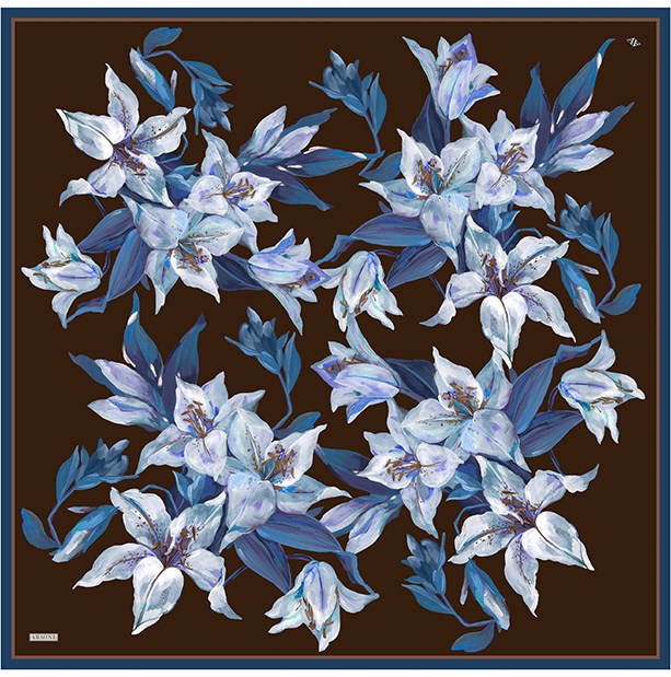 Armine Saf İpek Twill Eşarp 9620D 51 