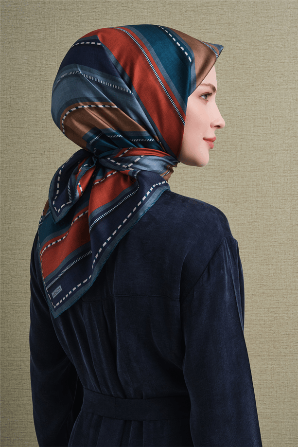 Armine Saf İpek Twill Eşarp 9621D 87