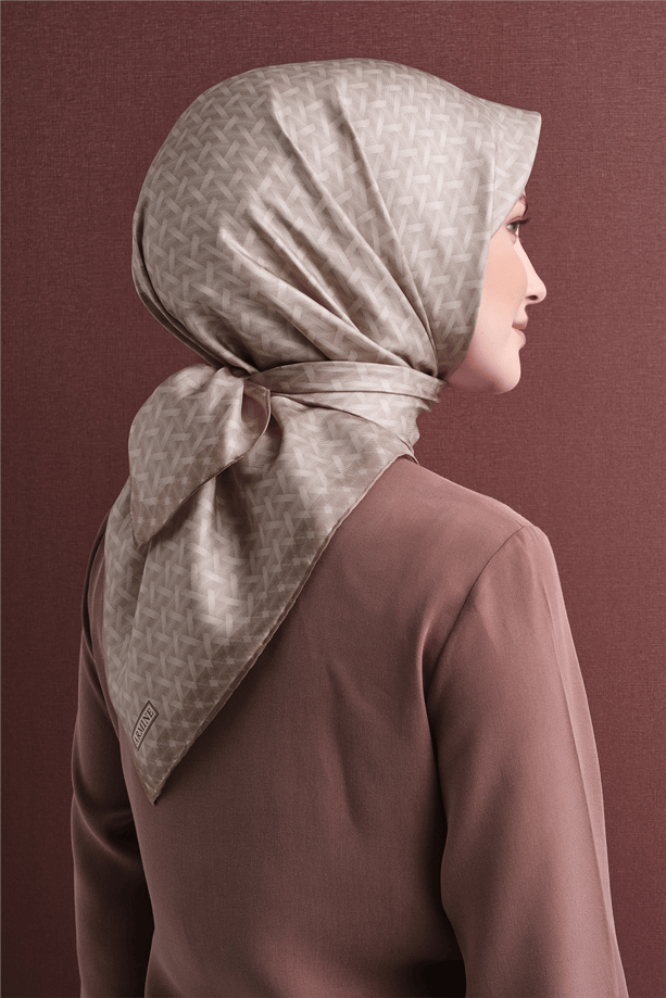 Armine Saf İpek Twill Eşarp 9622D 01