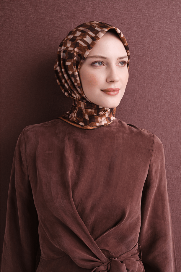 Armine Saf İpek Twill Eşarp 9623D 33