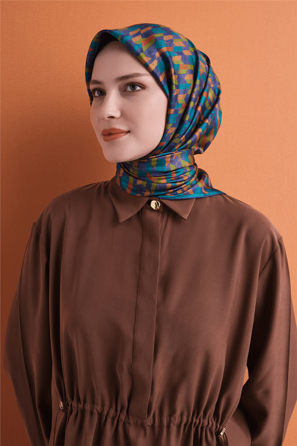 Armine Saf İpek Twill Eşarp 9623D 57