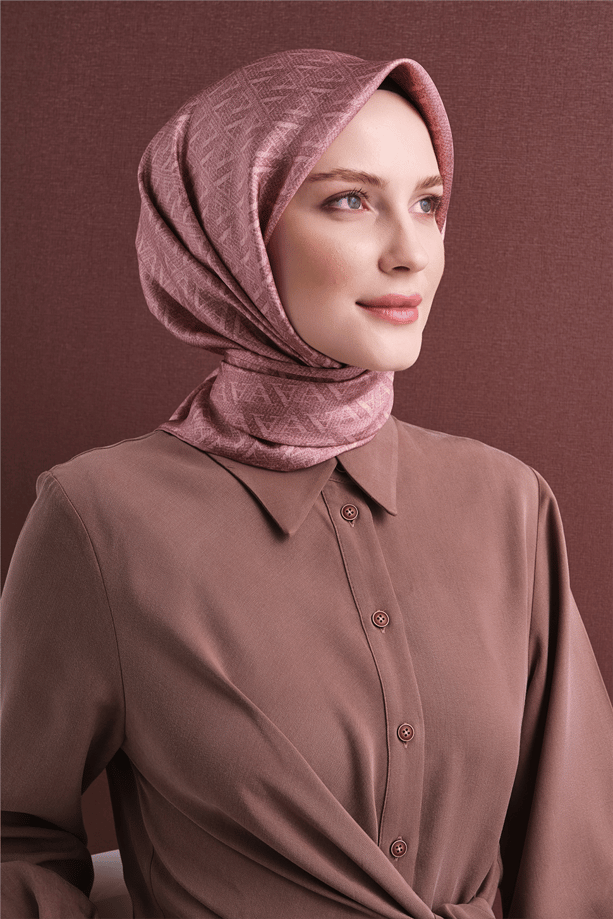 Armine Saf İpek Twill Eşarp 9625D 03