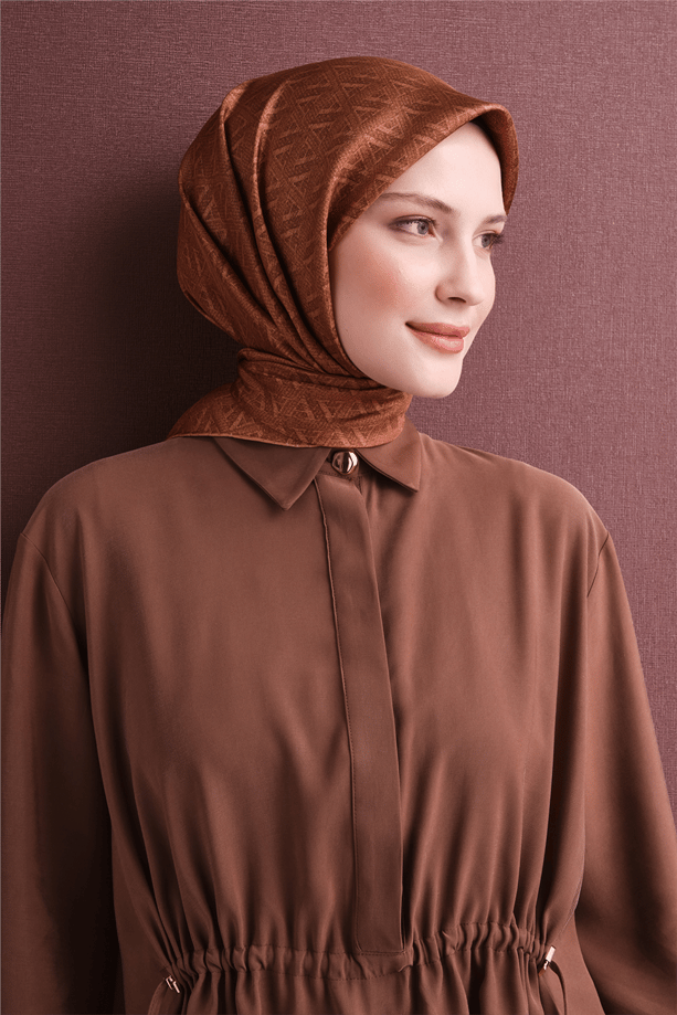 Armine Saf İpek Twill Eşarp 9625D 34