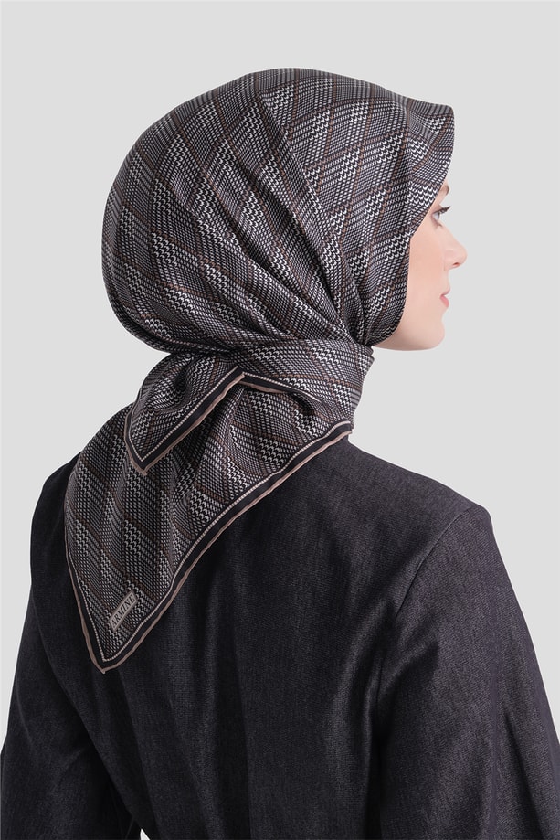 Armine Saf İpek Twill Eşarp 9626D 01
