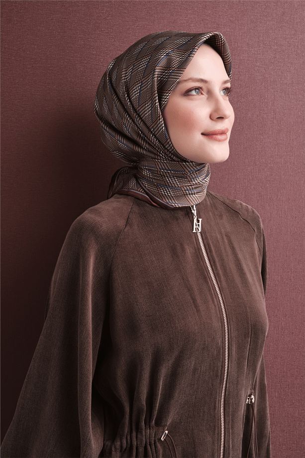 Armine Saf İpek Twill Eşarp 9626D 04