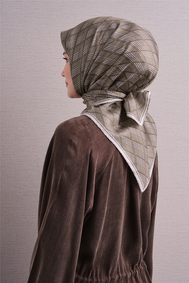 Armine Saf İpek Twill Eşarp 9626D 80