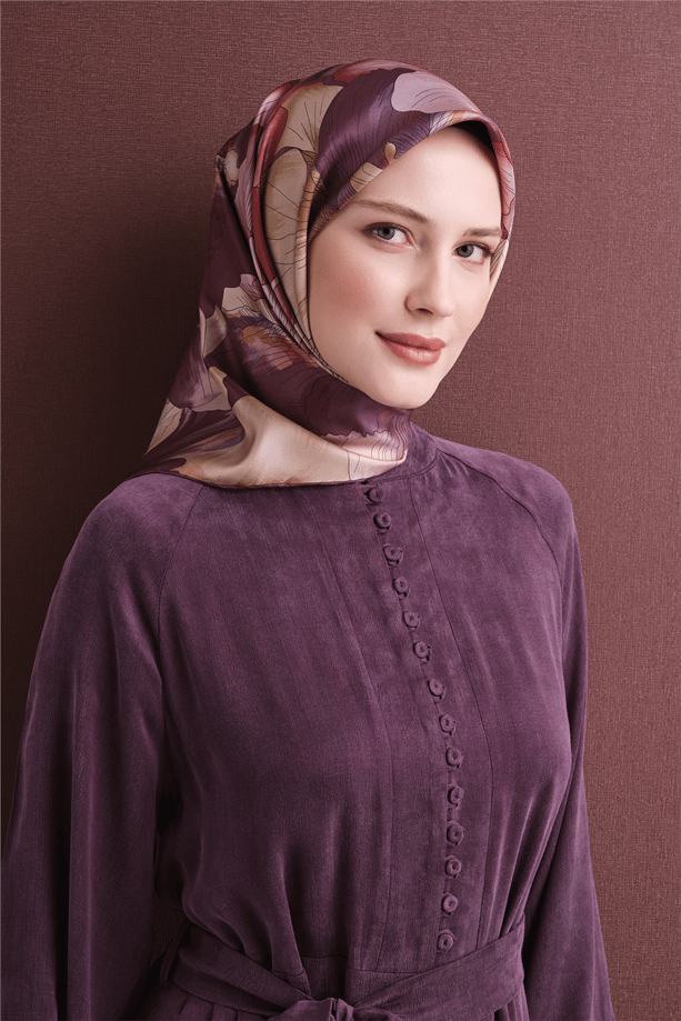Armine Saf İpek Sura Eşarp 9627D 03
