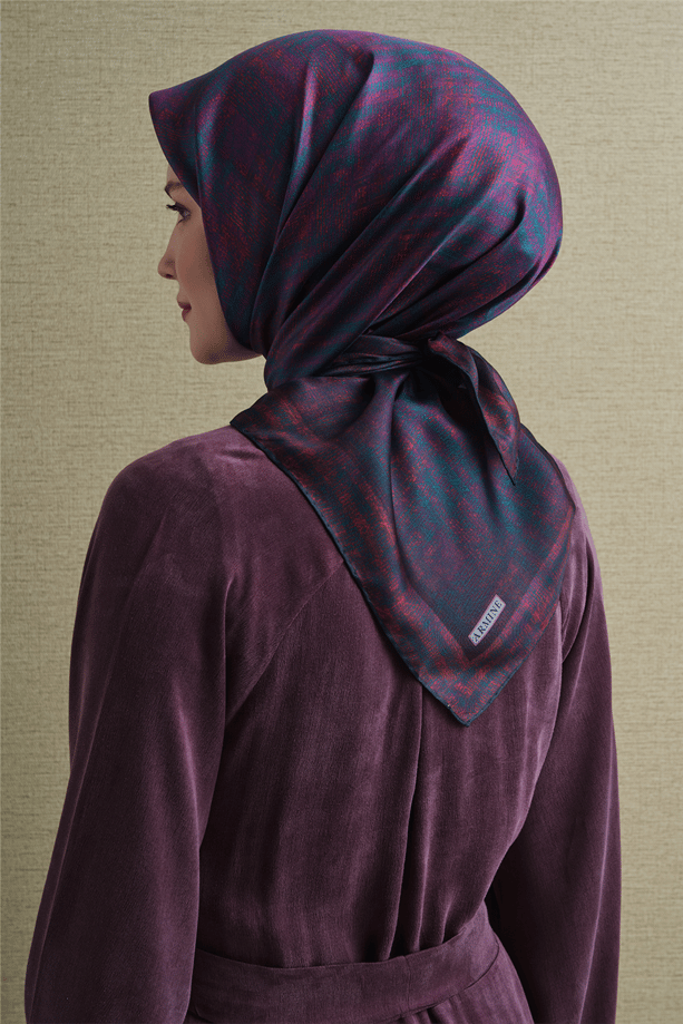 Armine Saf İpek Twill Eşarp 9628D 05