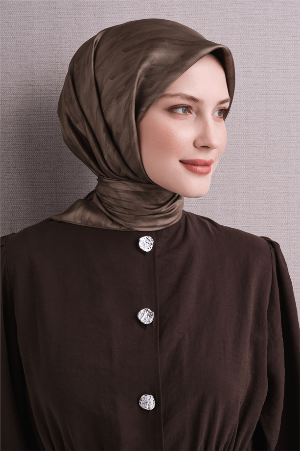 Armine Saf İpek Twill Eşarp 9630D 02