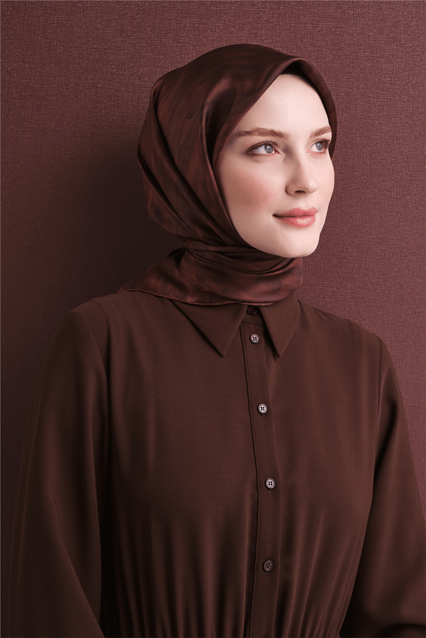 Armine Saf İpek Twill Eşarp 9630D 03