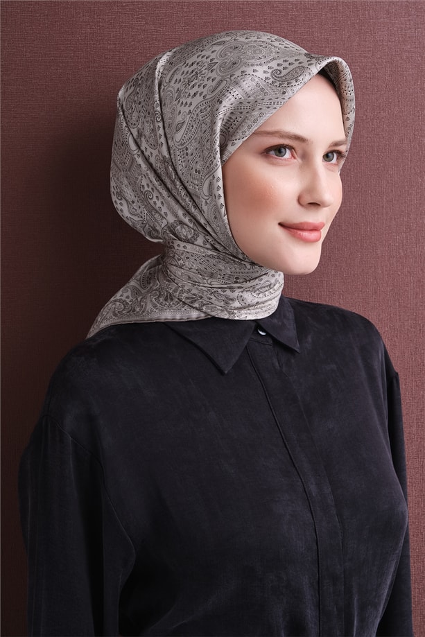 Armine Saf İpek Twill Eşarp 9631D 85