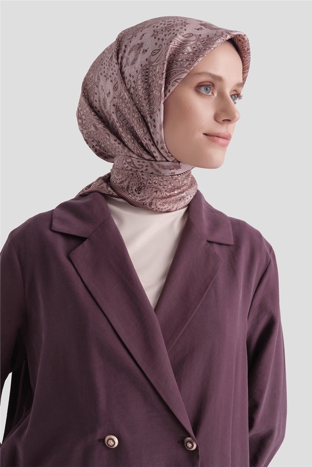 Armine Saf İpek Twill Eşarp 9631D 88
