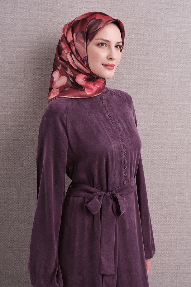Armine Saf İpek Twill Eşarp 9632D 01