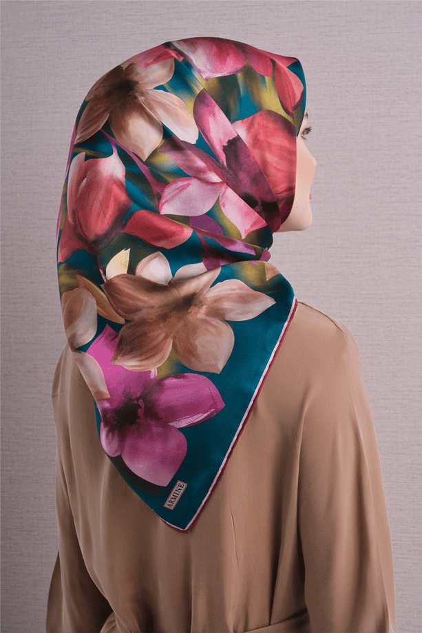 Armine Saf İpek Twill Eşarp 9632D 31