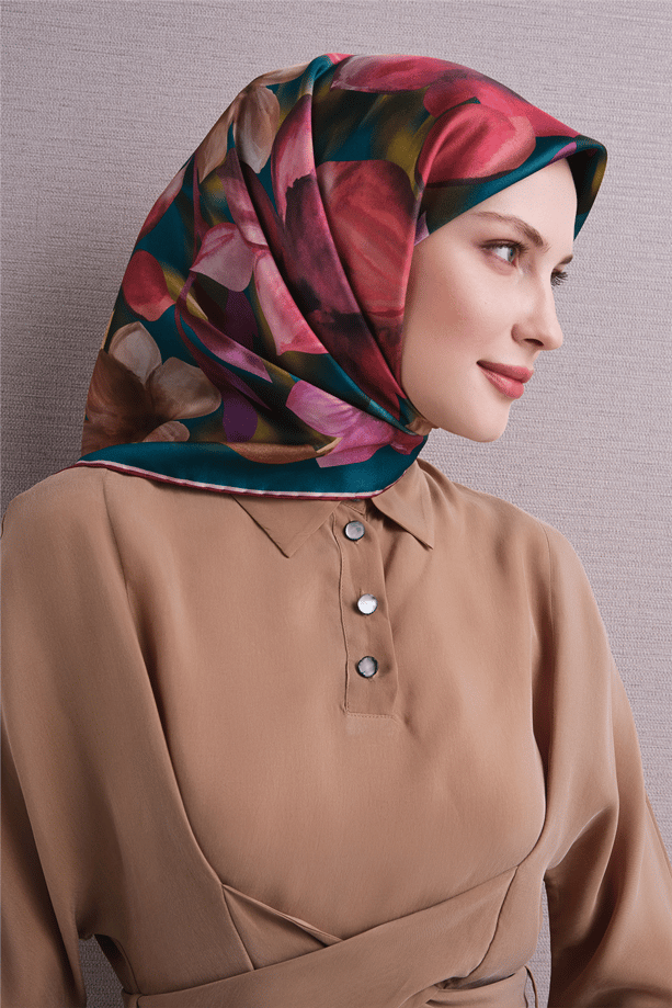 Armine Saf İpek Twill Eşarp 9632D 31