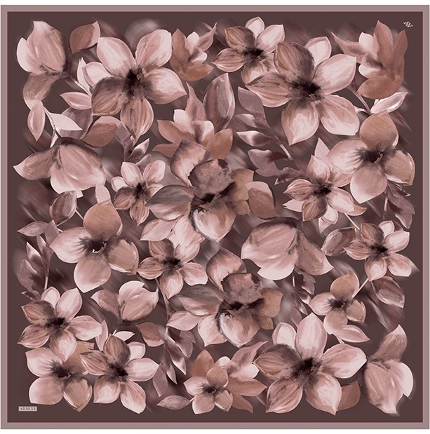 Armine Saf İpek Twill Eşarp 9632D 55 
