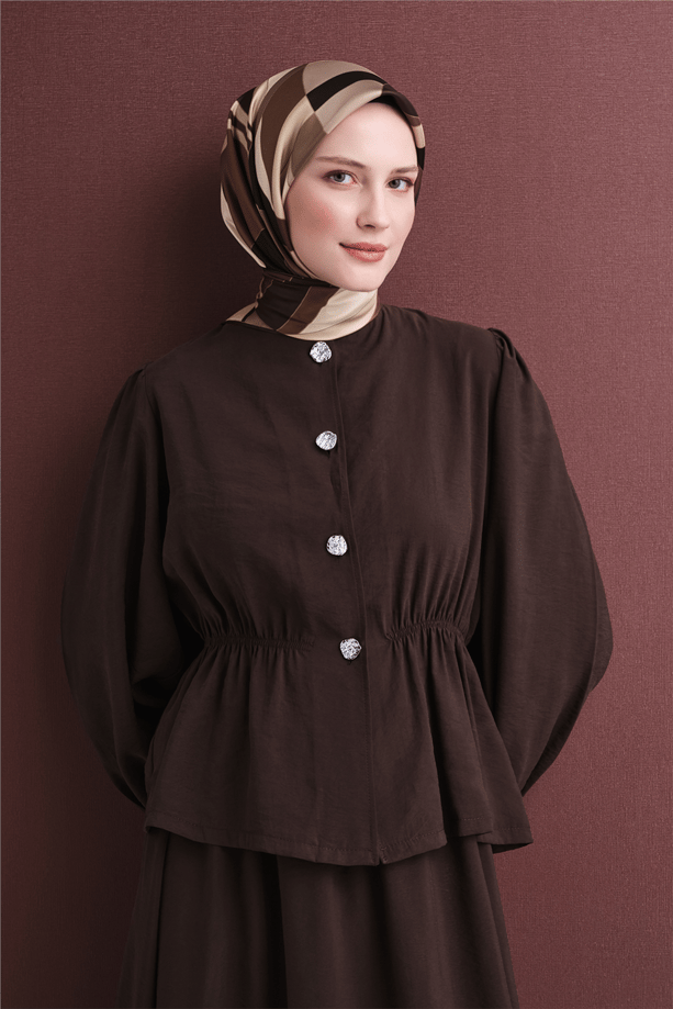 Armine Saf İpek Twill Eşarp 9633D 50