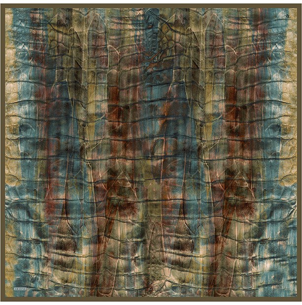 Armine Saf İpek Twill Eşarp 9635D 02 