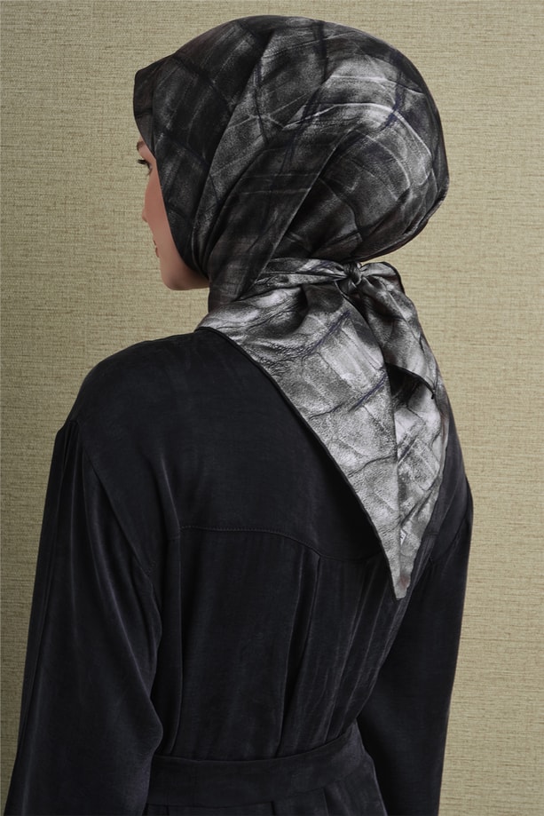 Armine Saf İpek Twill Eşarp 9635D 05