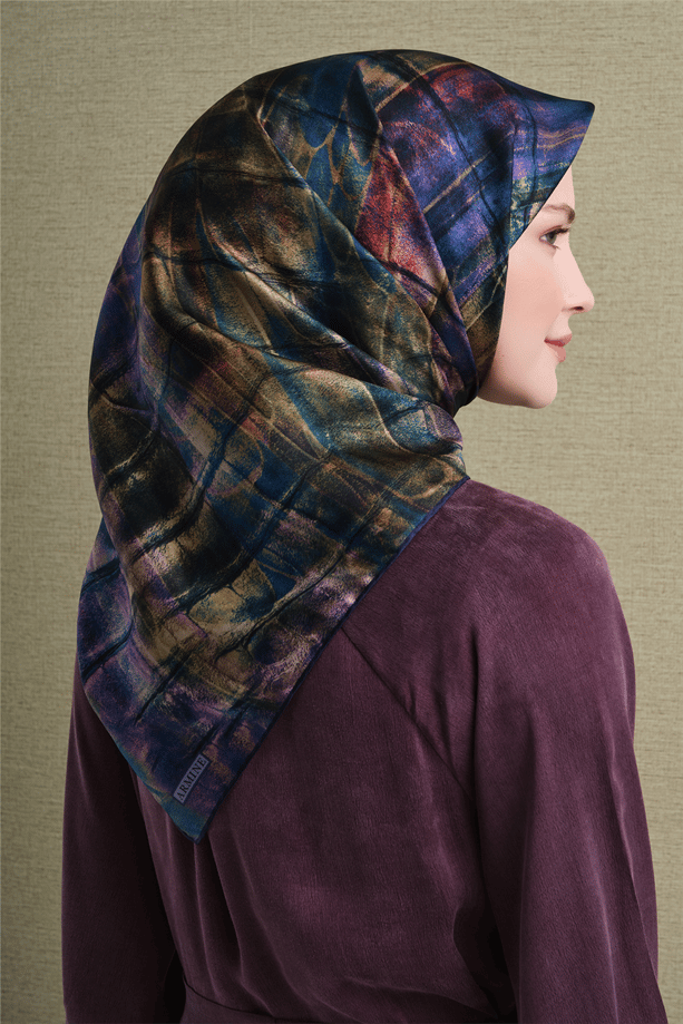 Armine Saf İpek Twill Eşarp 9635D 53