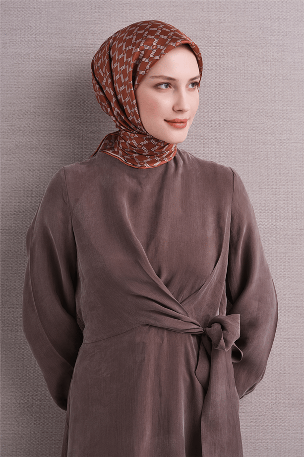 Armine Saf İpek Twill Eşarp 9636D 33